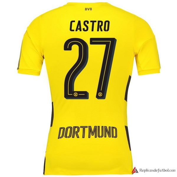 Camiseta Borussia Dortmund Primera equipación Castro 2017-2018